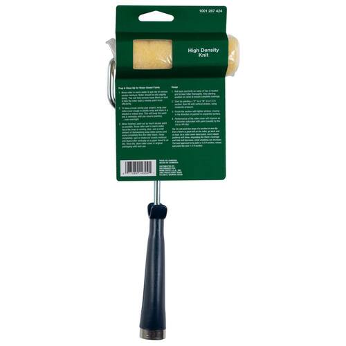 Paint Roller High-Density Polyester Knit Mini 4 in. x 3/8 in. with Frame