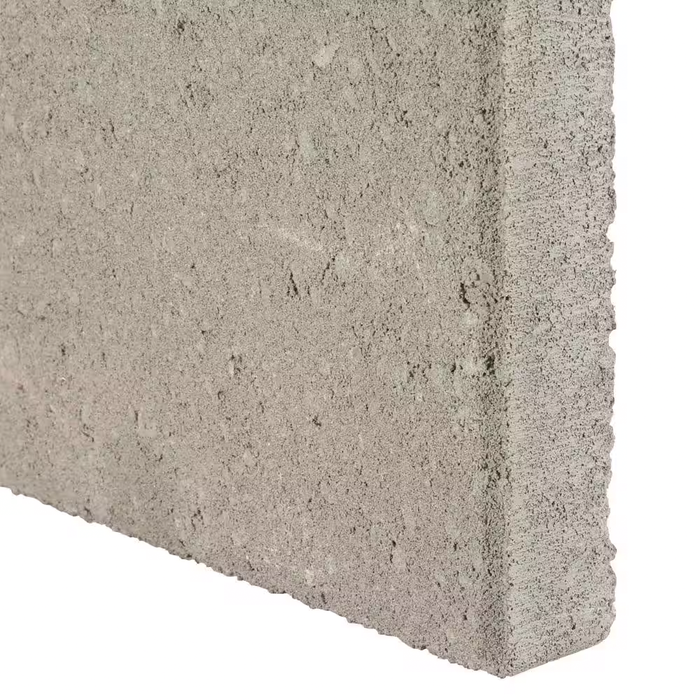 Paver Step Stone 12 in. x 12 in. x 1-1/2 in. Black Concrete texture