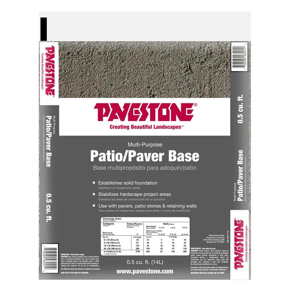 Paver Base 2 sq.ft. Gray Concrete 52 lb. Same-Day Delivery