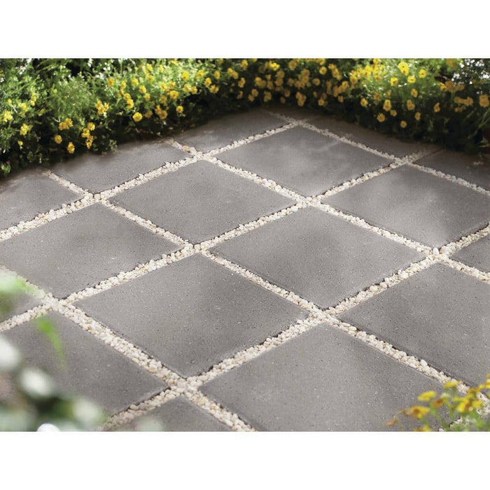 Step Stone Paver 12 in. x 12 in. x 1.5 in. Square Pewter Concrete Pavestone 2