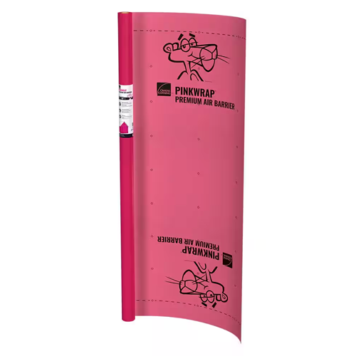 Housewrap 9 ft. x 100 ft. Pinkwrap Premium Air Barrier (900 Sq.Ft) 2