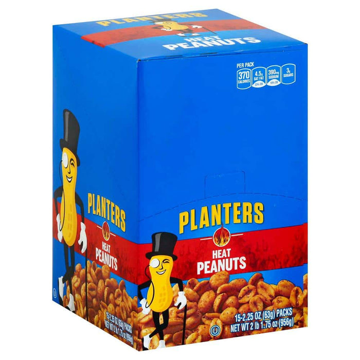 Planters Nuts, 2.25oz,Snack Nuts Heat