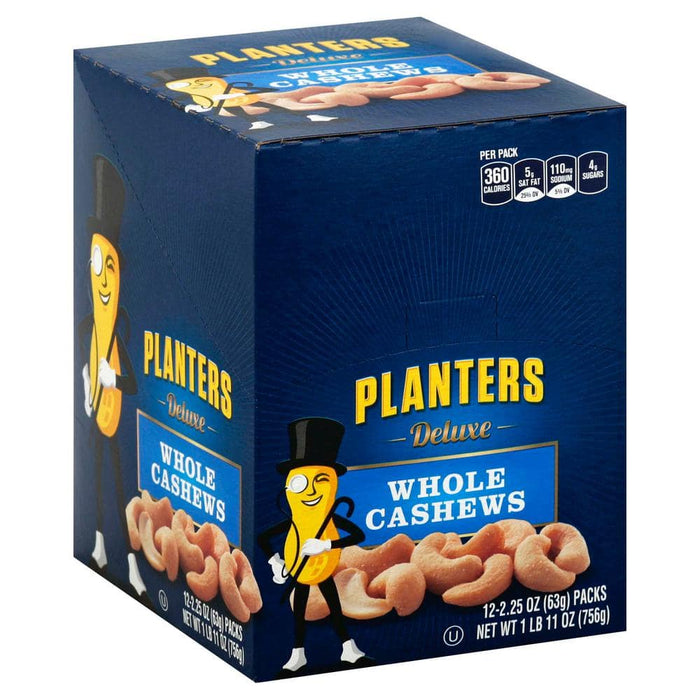 Planters Nuts, 2.25oz,Deluxe Cashew