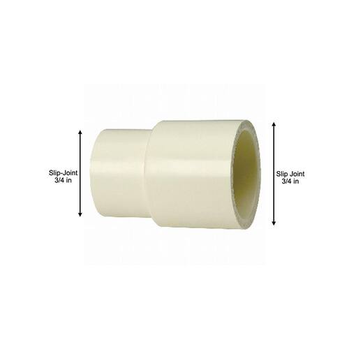 Transition Coupler Fitting CPVC-CTS Slip IPS x Slip CTS 3/4 in.