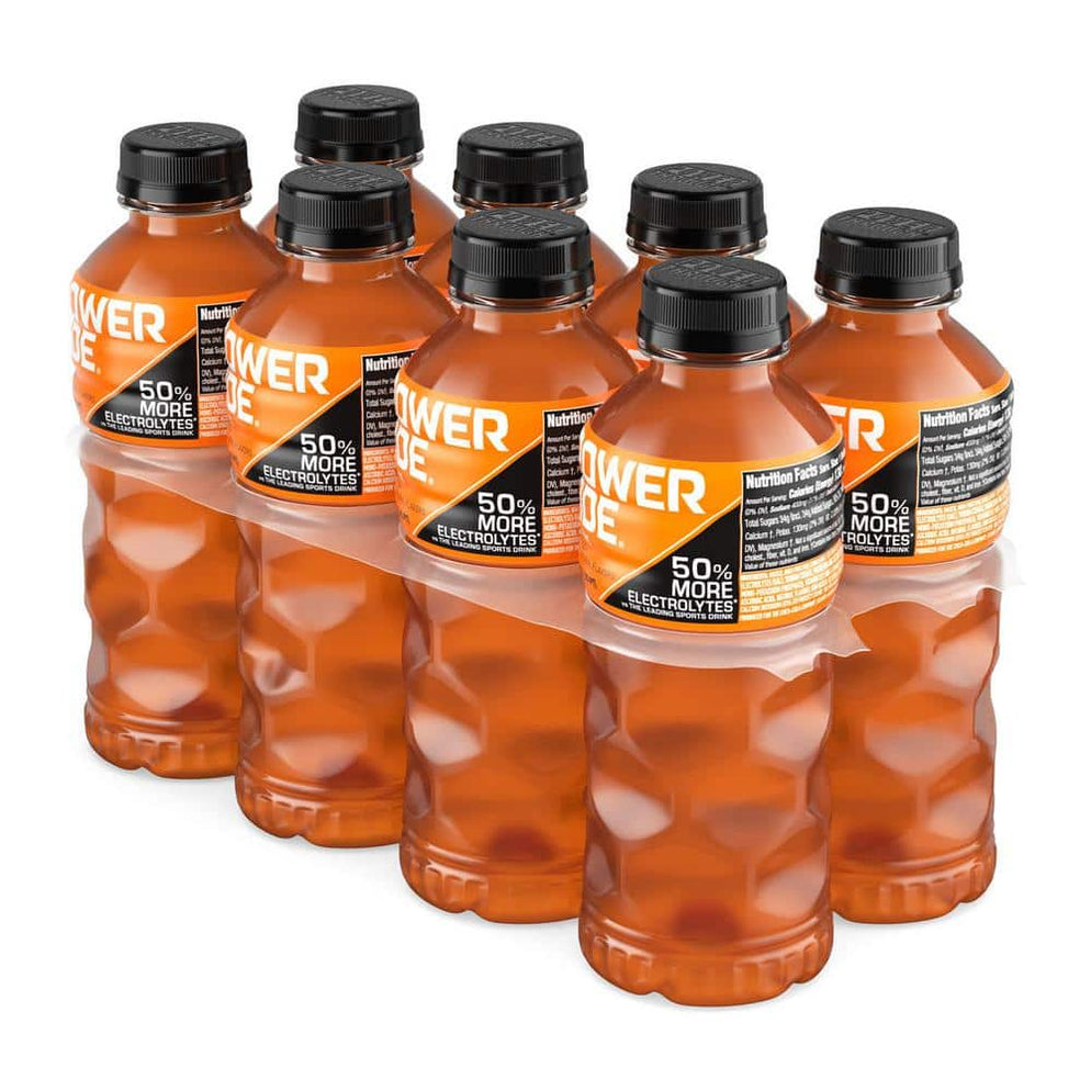 Powerade POWERADE Orange Bottles, 20 fl. oz., 8 Pack Same-Day Delivery