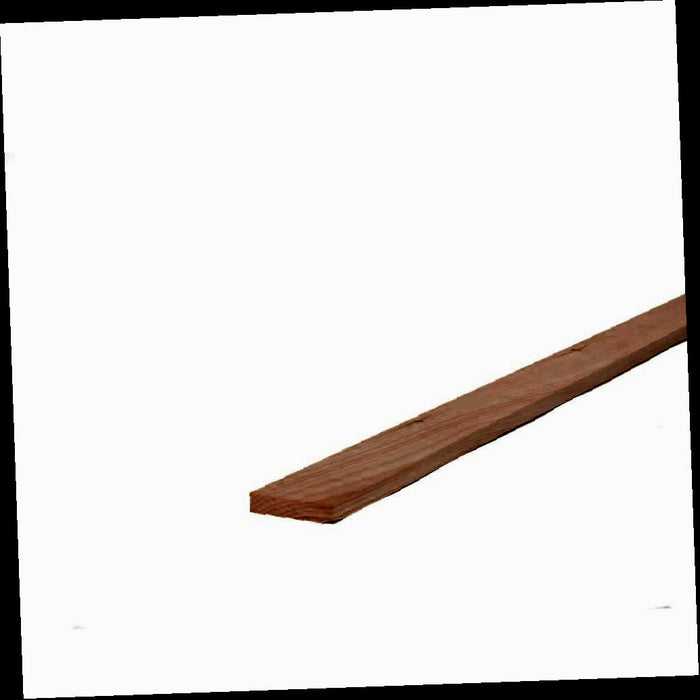 Pressure Treated Board   Whitewood, Brown Stain, Above Ground, 1 in. x 4 in. x 4 ft.