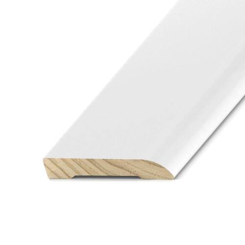 Pine Base Moulding 3/8 in. x 2-1/4 in. x 16 ft.  Primed