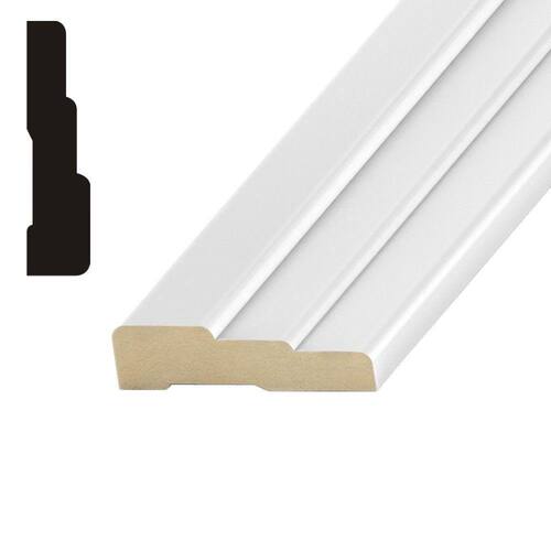 MDF Base Molding 7/16 in. x 2-1/2 in. OP1673, 12 ft.