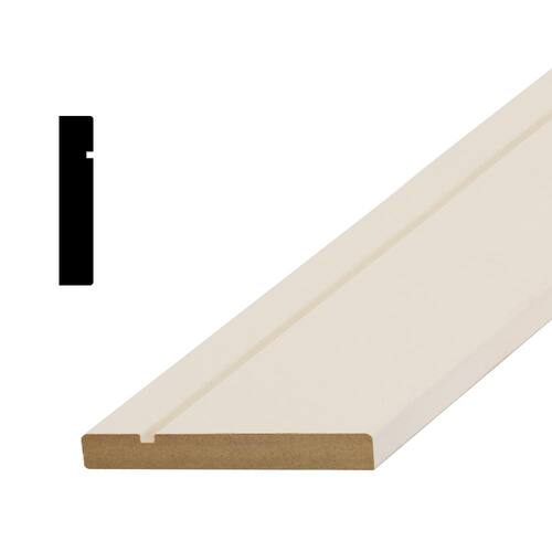 For Delivery Casing MDF Casing 5/8 in. x 3 in. x 16 ft. Modern 090 Same-Day Delivery