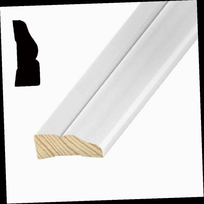Pine Casing 5/8 in. x 1-5/8 in. Primed Finger-Jointed 1pc., 12 ft.