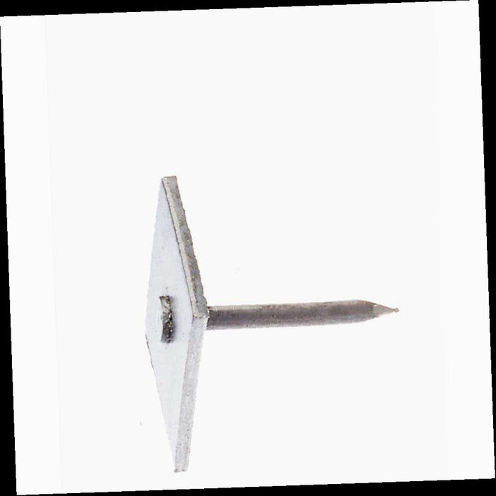 Roofing Nails Metal Square Cap 1 in. (3 lb.-Box)