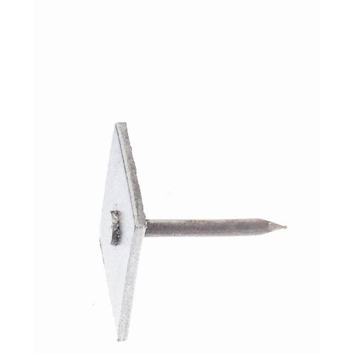 Roofing Nails Metal Square Cap #12 x 1 in. 255 pcs Same-Day Delivery