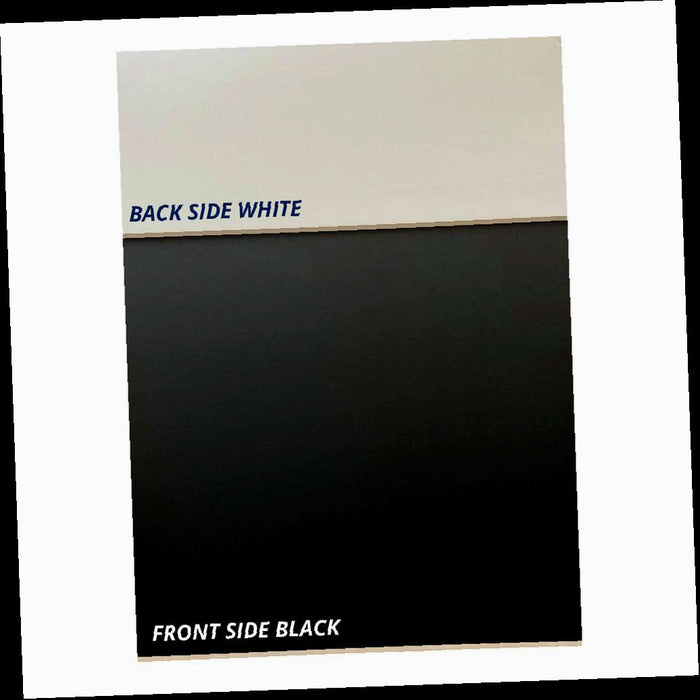 Black Chalk / White Marker MDF Board 3/16 in. x 2 ft. x 4 ft.