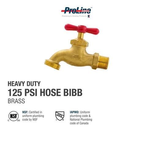 Hose Bibb Heavy-Duty Brass 1/2 in. x 3/4 in. FPT x MHT