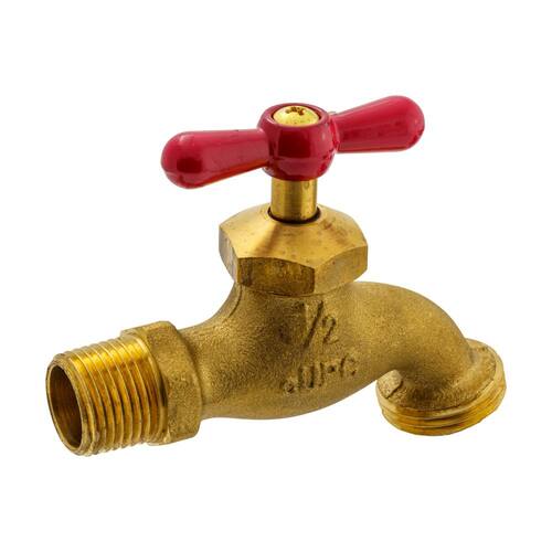 Hose Bibb Heavy-Duty Brass 1/2 in. x 3/4 in. FPT x MHT