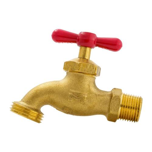 Hose Bibb Heavy-Duty Brass 1/2 in. x 3/4 in. FPT x MHT