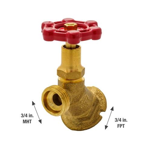 Sillcock Valve Heavy Duty 3/4 in. x 3/4 in. FIP x MHT