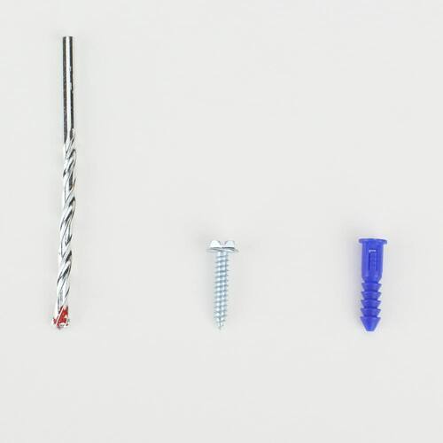 Blue Ribbed Plastic Anchor Kit #10-12 x 1-1/4 in., with Screws (201-Pieces)