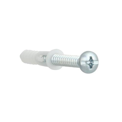 Drywall Anchor #8 and #10 x 1 in. Pan Head Phillips (50-Pack)