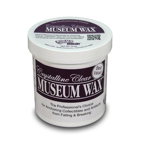 Museum Wax, Crystalline Clear, 13 oz.