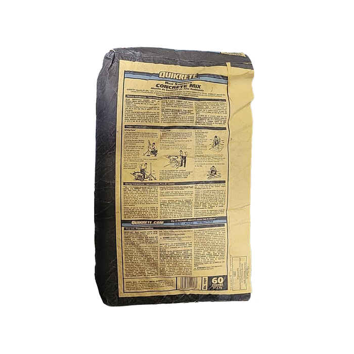 Concrete Mix PSI-4000 (60 lb.) backside