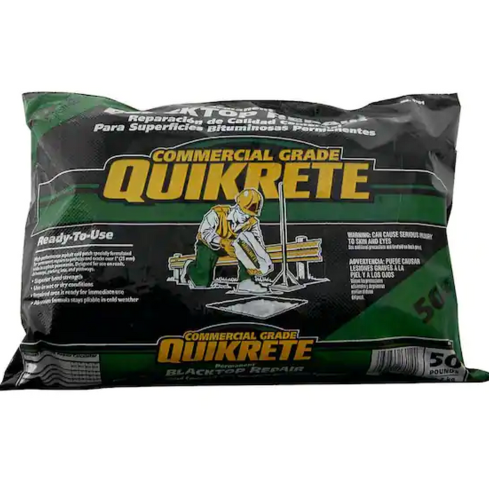Blacktop (50 lb.) Repair Patch Commercial Grade Quickrete