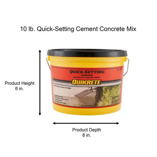 Cement Concrete Mix Type III PSI-6000 (10 lb.) Gray