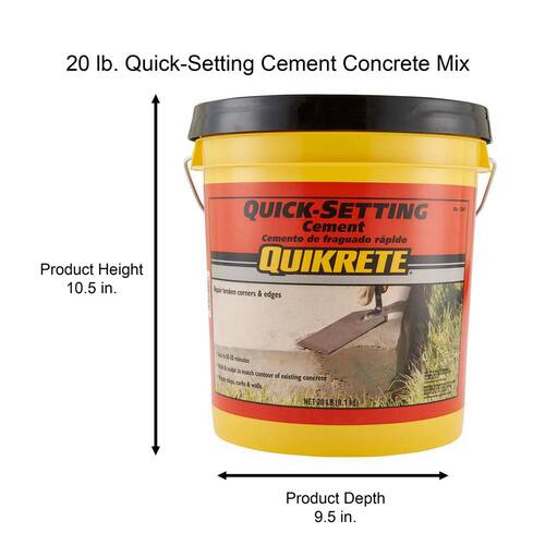 Cement Concrete Mix Type III PSI-6000 (20 lb.) Gray