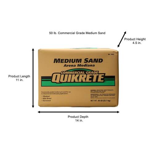 Sand Grade Medium (50 lb.) Tan