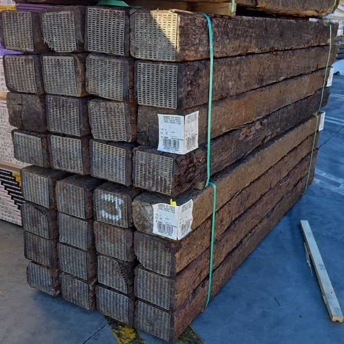 Railroad Tie 7 in. x 9 in. x 8 ft. #2 Used Creosote Treated