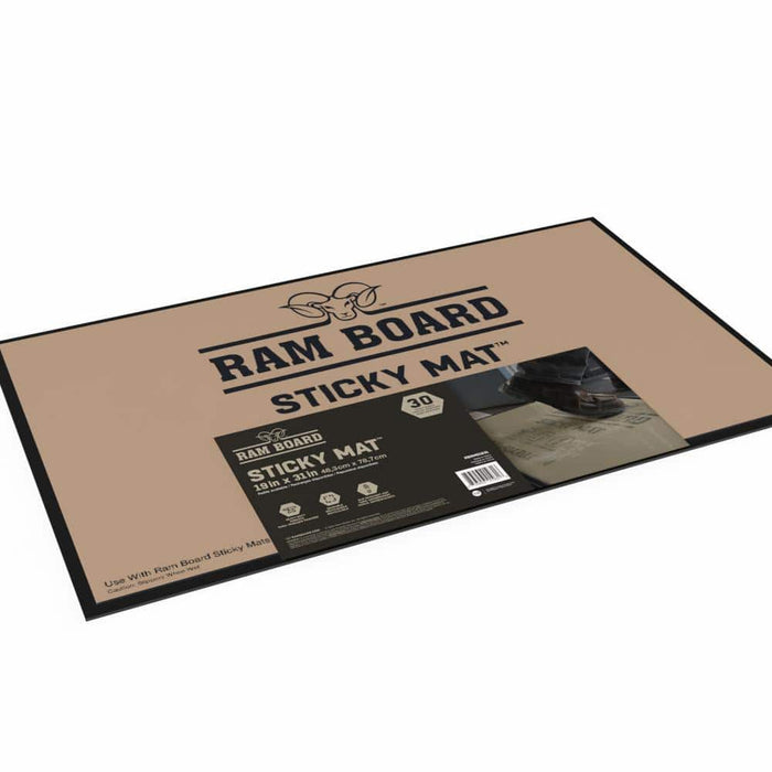 Plastic Protection 19.5 in x 33 in. Brown Sticky Mat Dust Collector