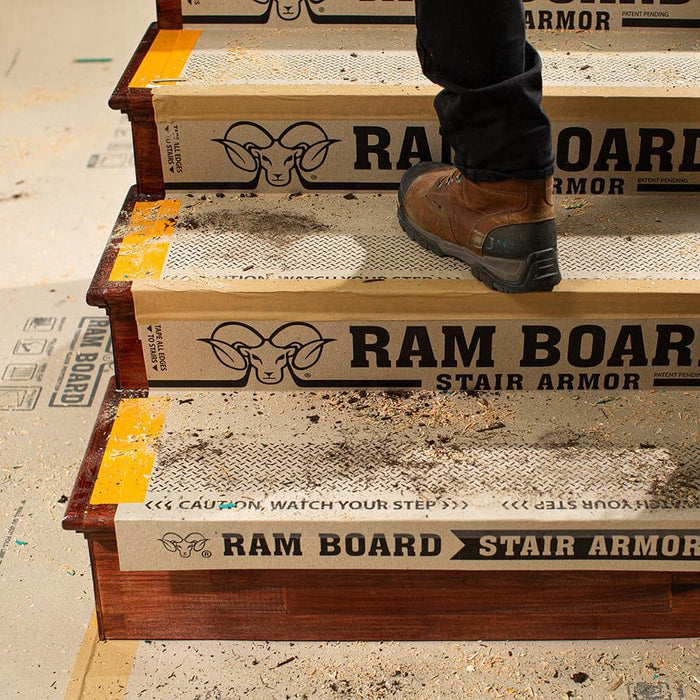 Builder's Paper 19 in. x 34 in. Brown Stair Protectors (6-Pack) 3