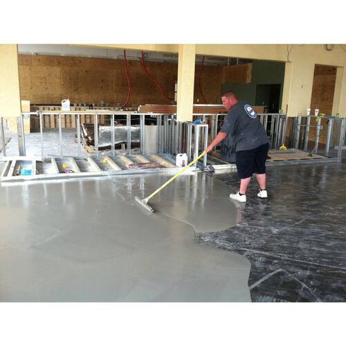 Powder Leveling Self-Leveling Concrete Powder Mix Rapid Set (50 lb.) Gray Delivery