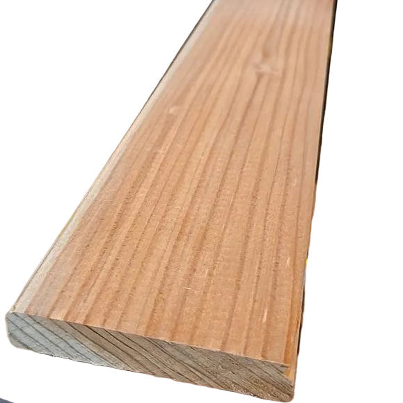 Redwood Lumber 1 in x 4 in x 16 ft  Clear-A S4S Kiln-Dried