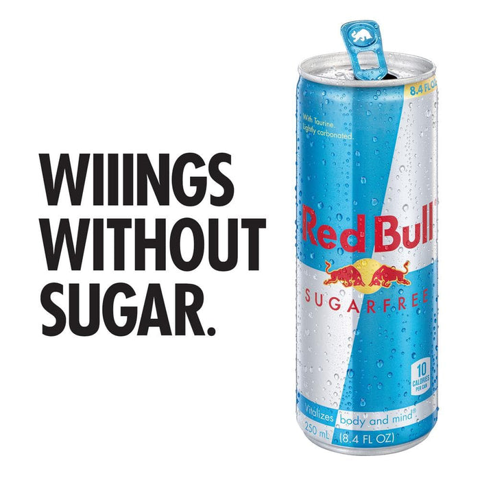 Red Bull Sugar Free Energy Drink, 8.4 fl. oz. (4-Pack)