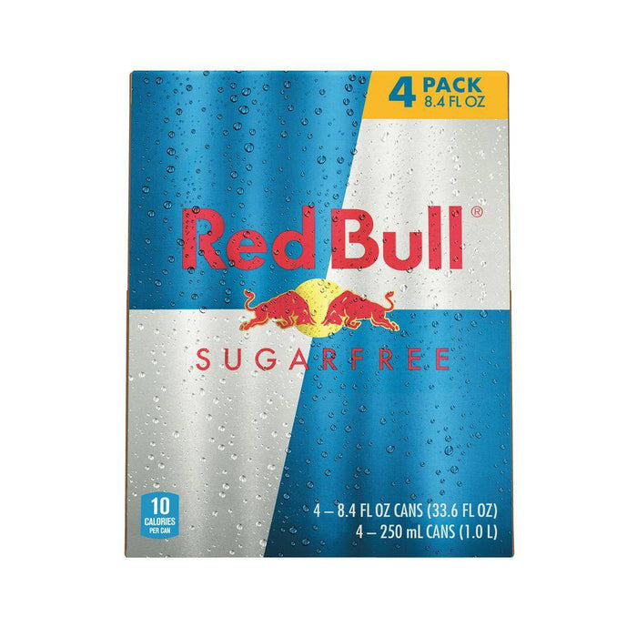 Red Bull Sugar Free Energy Drink, 8.4 fl. oz. (4-Pack)