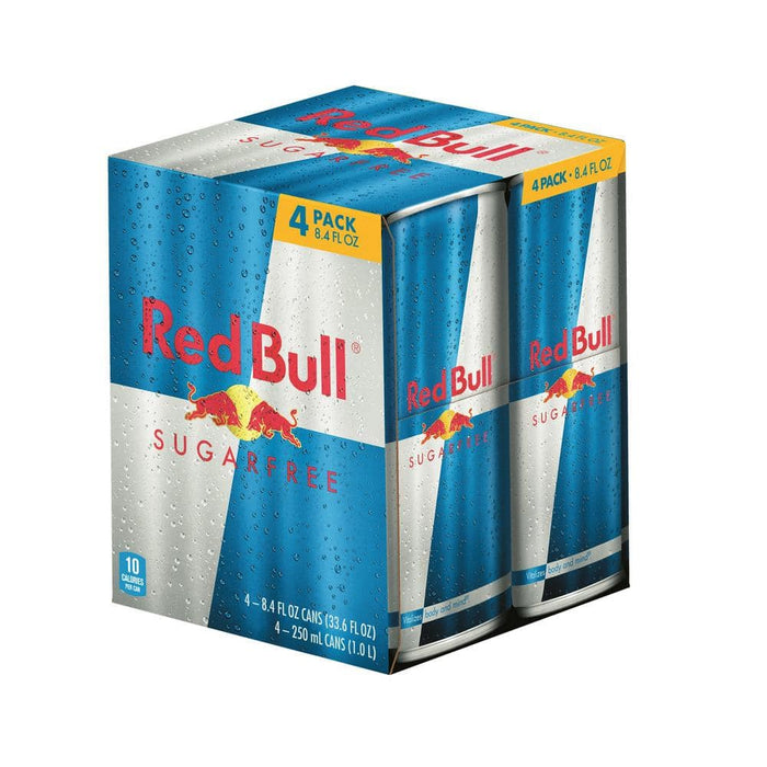 Red Bull Sugar Free Energy Drink, 8.4 fl. oz. (4-Pack)