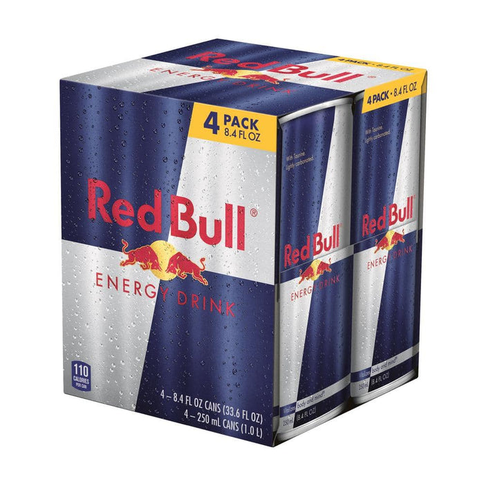 Red Bull Energy Drink, 8.4 fl. oz. (4-Pack)