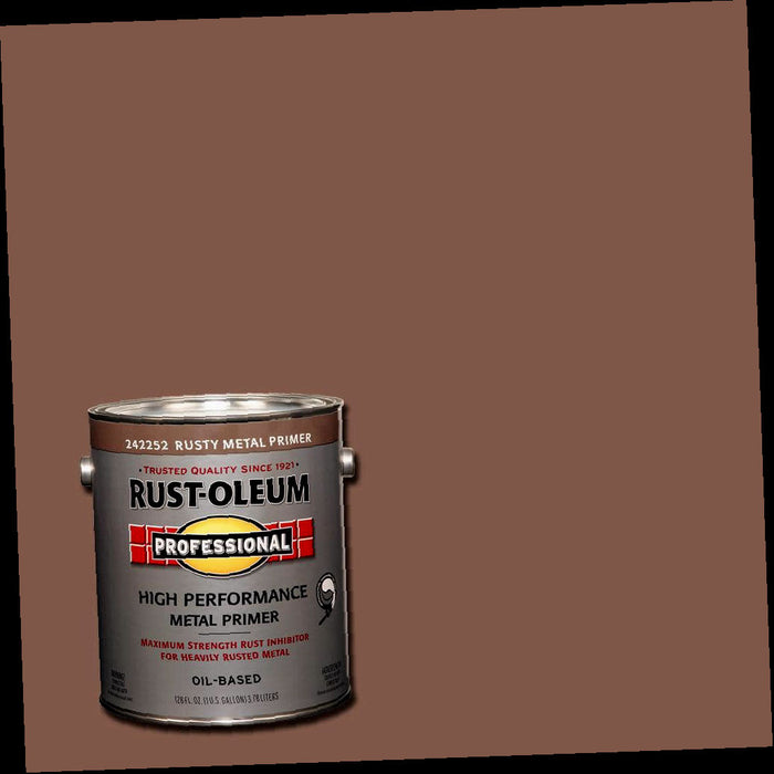 Primer, Rust Preventive, Red Flat, 1 gal.