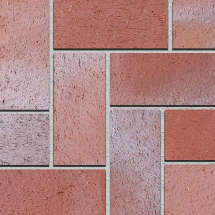Paver 3-5/8 in. x 7-5/8 in. x 2-1/4 in. Modular Solid Red Flashed Clay 4