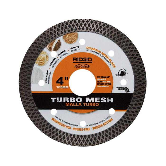 Cutting Disc 4 in. Tile Continuous Rim Diamond Mesh