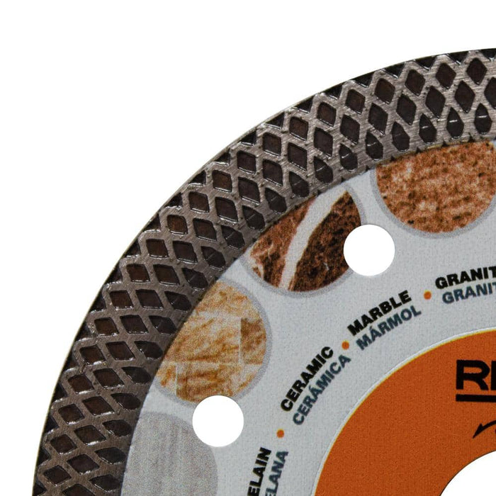 Continuous Mesh Rim Cutting Disc 4 in. Tile Continuous Rim Diamond Mesh