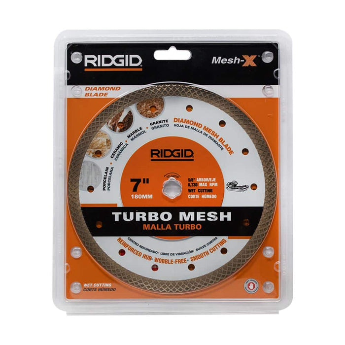 Cutting Disc 7 in. Stone Turbo Mesh Rim Diamond