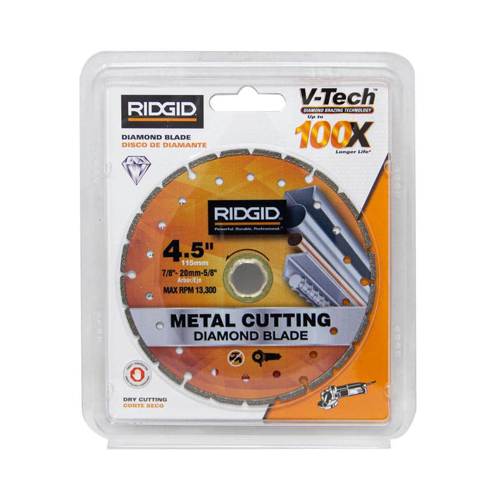Cutting Disc 4.5 in. Metal Segmented Rim Diamond