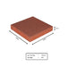 Step Stone Paver 12 in. x 12 in. x 1.5 in. Square River Red Concrete Pavestone 4