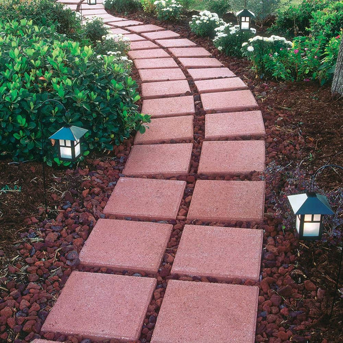 Step Stone Paver 12 in. x 12 in. x 1.5 in. Square River Red Concrete Pavestone 2