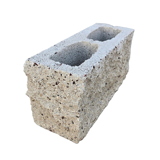 Wall Block 6 in. x 8 in. x 16 in. Grey S2S 1E Split Concrete
