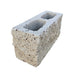 Wall Block 6 in. x 8 in. x 16 in. Grey S2S 1E Split Concrete