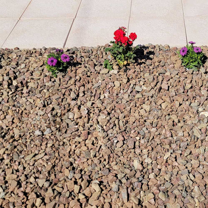 Landscape Rocks 1/2 in. - 3 in. Desert Tan 0.5 cu.ft. 40 lb