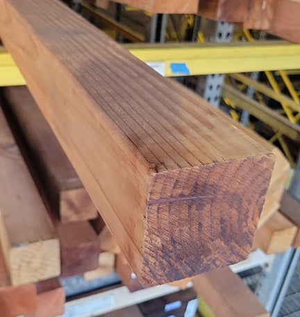 Redwood Lumber  4 in. x 4 in. x 16 ft. Construction Heart S4S